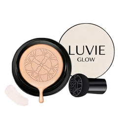 Musellot Luvie Glow Cushion packaging showing compact and branding for on-the-go use
