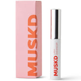 MUSKD eyelash growth serum applicator tip for precise lash line application.