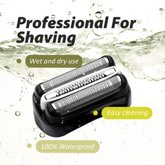 Muyfguo S3 compatible head featuring floating blades for gentle skin contact.