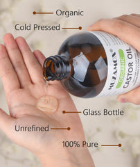 MUZAMOX Castor Oil scalp massage may support healthier hair and follicles.