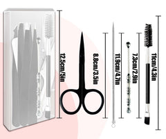 Muzioiernsu ergonomic grip tweezers for comfortable daily grooming.