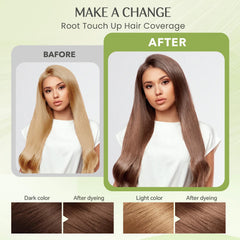 Mxvbaty Hair Dye Shampoo color result appears even and vibrant.