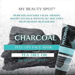 My Beauty Spot Charcoal Peel-Off Mask texture for easy removal.