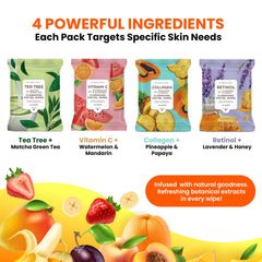 My Beauty Spot collagen firming wipes use pineapple and papaya for toned skin.
