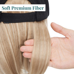 MY-LADY hat wig adjustable-velcro provides a secure, all-day fit.