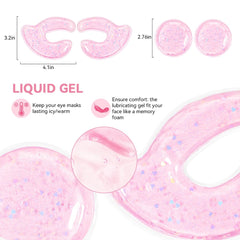 my novel things gel eye pads cooling: soothing cold therapy to reduce puffiness
