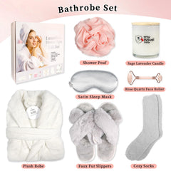 My Novel Things rose quartz face roller helps soothe skin and unwind.