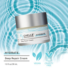 MyCHELLE Deep Repair Cream tube application for daily nourishment