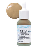 MyCHELLE Medium/Dark 3-in-1 Serum bottle with sheer coverage and mineral SPF.