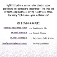 MyCHELLE Refining Sugar Cleanser pump dispensing for easy, controlled cleansing.