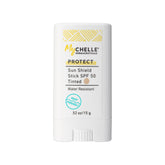 MyCHELLE Sun Shield Stick SPF 50 tinted glide-on application for easy sun protection on the go