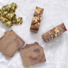 Two 4oz bars in gift-ready packaging from Myrrh & Frankincense.
