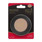 Maja pressed powder compact with mirror offering portable flawless coverage on the go
