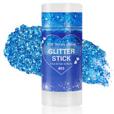 Mysense blue body glitter stick for vibrant festival looks and easy application.