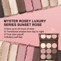 MYSTER ROSEY crease-resistant formula keeps color all day without reapplication.