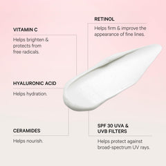 MZ SKIN Hydrate and Nourish packaging featuring SPF 30 for sun protection