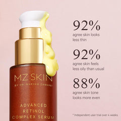 MZ SKIN Night serum application scene suggesting easy nightly renewal