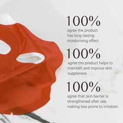 Mz Skin Vitamin-Infused Meso Face Mask ingredients closeup with hyaluronic acid and vitamin C