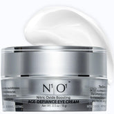 N1O1 Age-Defiance Eye Cream tube close-up for rich hydration around the eyes.