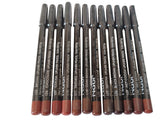 Nabi 12-piece lip liner set in a compact case for on-the-go definition.