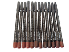 Nabi 12-piece lip liner set in a compact case for on-the-go definition.