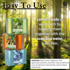 Nabila K White Horses glycerin bar shows a clear, moisturizing cleanse.