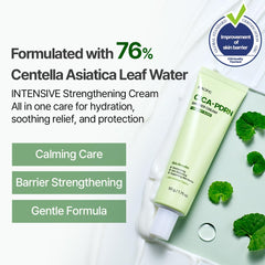 Close-up NACIFIC barrier cream jar highlighting soothing texture