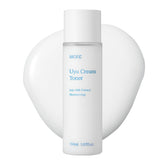 NACIFIC UYU Cream Toner bottle-pour showing immediate hydration for daily use