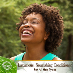 Nae Nae's Nourish Leave-In closeup shows lightweight non-greasy texture.