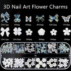 NAFIGO bowknots 3D nail charm for elegant designs