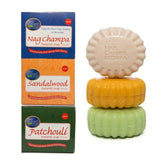 Nag Champa Spa Collection gift set with six bars, ideal for gifting and daily cleansing.