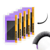 NAGARAKU eyelash extensions five-tray pack for professional use