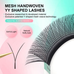 NAGARAKU YY lash tray with mixed lengths 8-15 mm for versatile styling