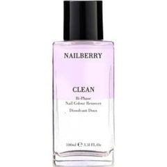 Nailberry Clean Bi-Phase Remover bottle shown for gentle polish removal.
