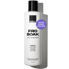 Nailboo 100% Acetone remover bottle for fast salon-quality polish removal.