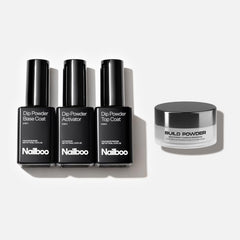 Nailboo dip powder base coat for fortified foundation and stronger nails