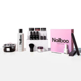 Nailboo Dark Dreams dip powder swatch shows rich color and long wear