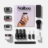 Nailboo Dark Dreams dip powder for a bold at-home manicure.