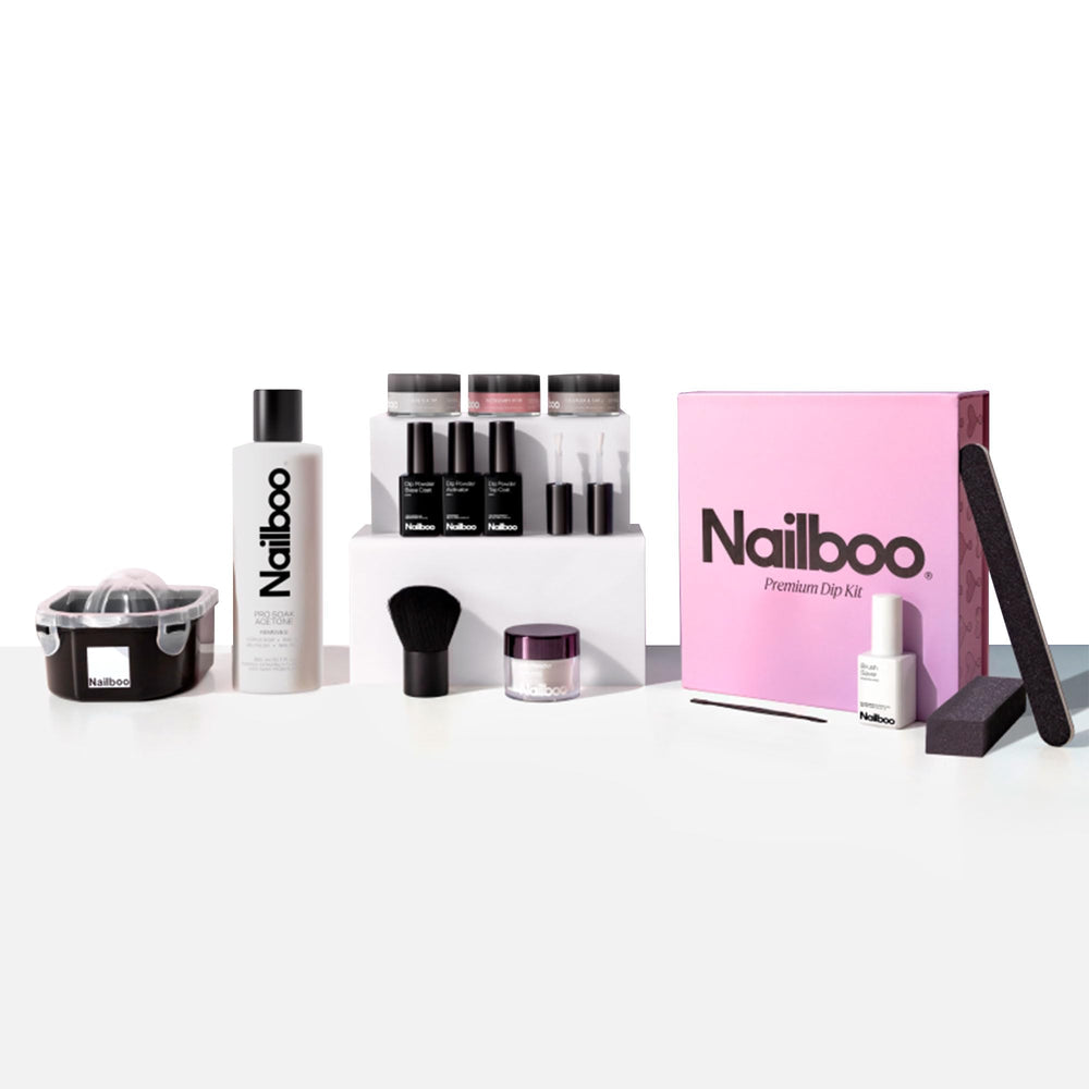 Nailboo Here's a Tip dip shade for bold color and long wear.
