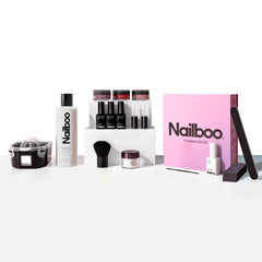 Nailboo Velvet Lust dip powder for durable, chip-resistant color at home.