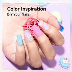 Nailshion high-shine long-lasting finish for chip-resistant wear.