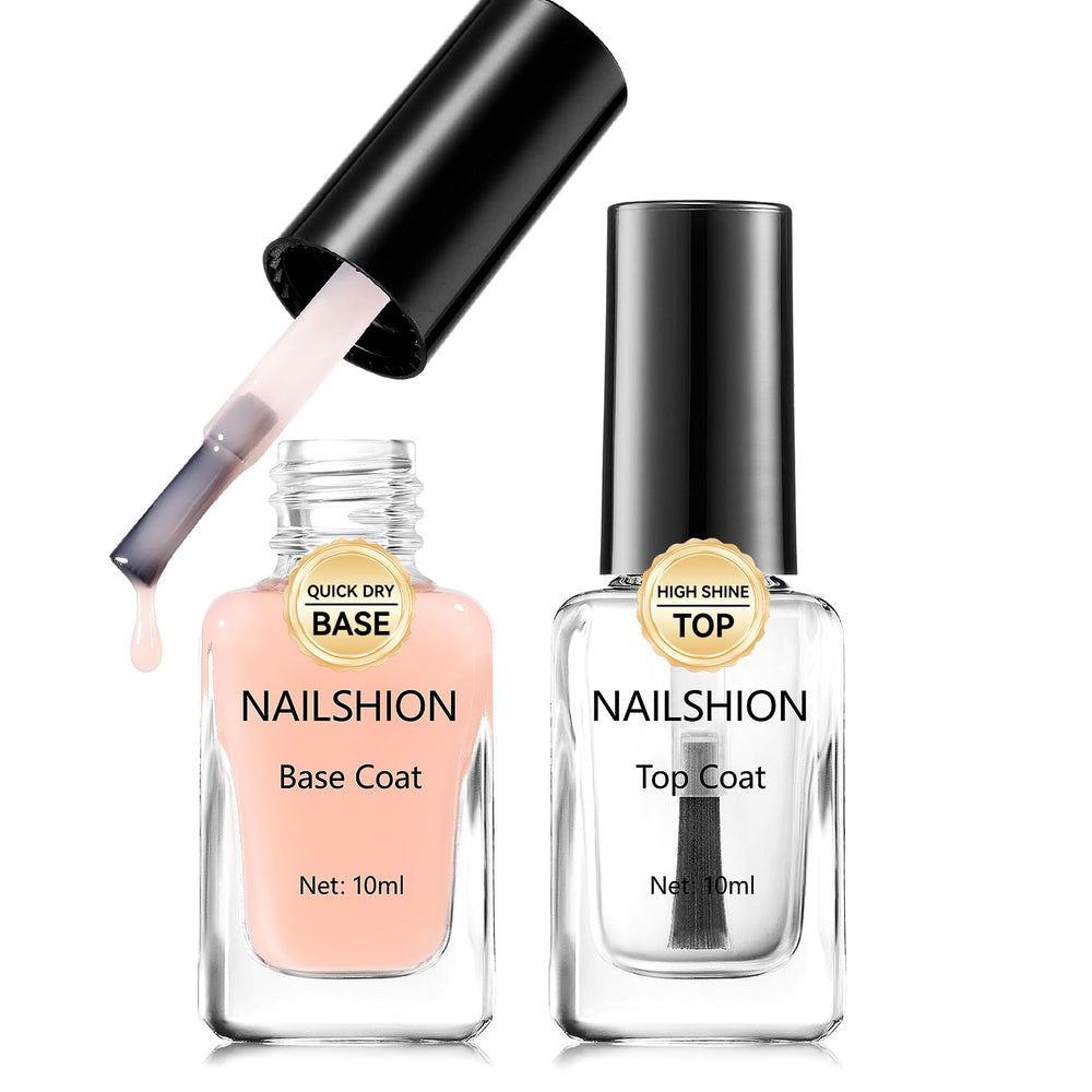 Nailshion Nude Ridge Base Coat adds a ridge-filling, smooth base for flawless color.