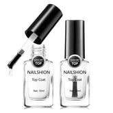 Nailshion top coat 2-pack for a fast, glossy manicure.
