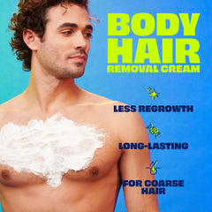Nair Men Hair Remover Cream in shower for quick removal