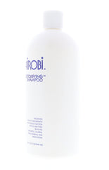 Nairobi Detoxifying Shampoo cap closeup emphasizes secure seal and freshness.