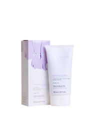 NAK Hair Platinum Blonde anti-yellow treatment bottle highlighting blue-violet pigments for neutralizing brass on cool-toned hair