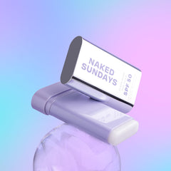 Naked Sundays SPF 50 Clear Glow Stick twist action makes on-the-go reapplication simple.