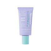 Naked Sundays SPF 50 Daily Moisturizer bottle showing lightweight protection for daily wear