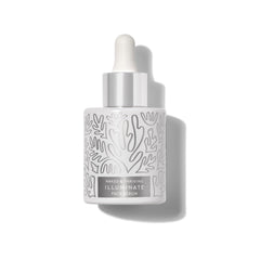Naked & Thriving Illuminate serum drop highlights lightweight hydration and quick absorption