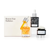 Naked & Thriving Renew Night Serum bottle delivering deep hydration for a refreshed, smoother complexion